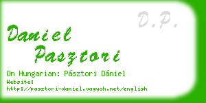 daniel pasztori business card